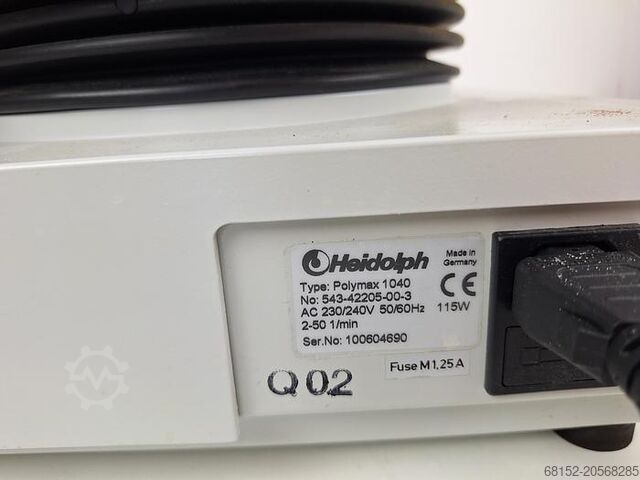 Heidolph Polymax 1040 Wave Platform Shaker Heidolph Polymax 1040