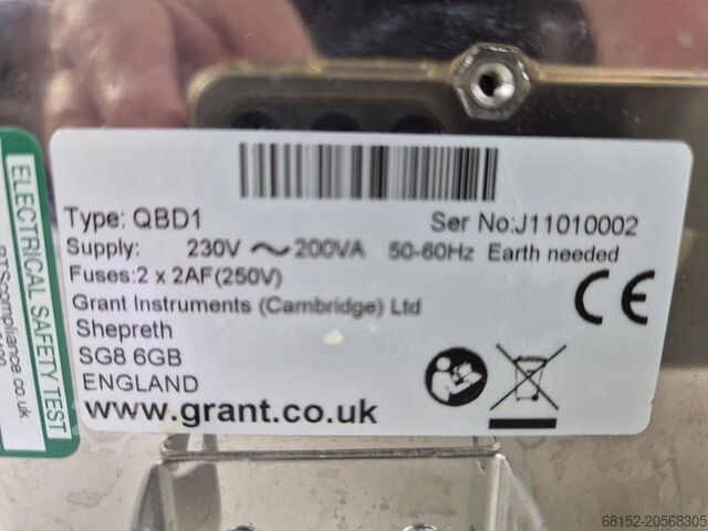 Grant QBD1.4 Digital Dry Block Heater Grant QBD1.4