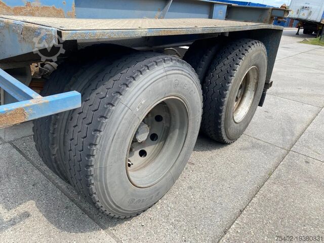 Container transport Van Hool 20FT Chassis / Steel Suspension / Double Air