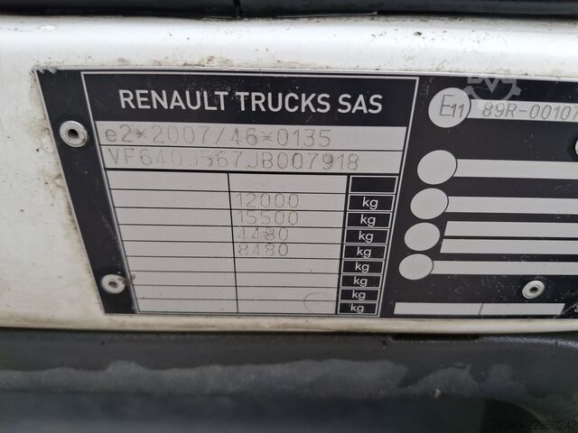  RENAULT D12-210 - E6 - PROBLEME CHAUFFE MOTEUR