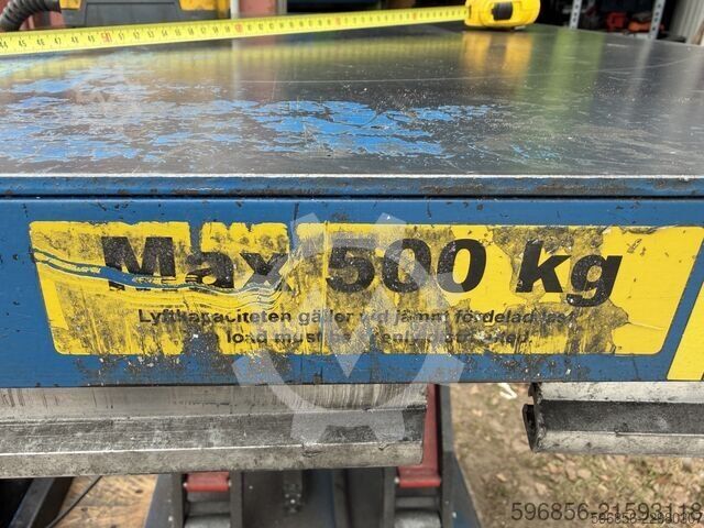 Hydraulic scissor lift 500 kg 230/400V lifting table Podnośnik nożycowy hydrauliczny 500 kg 230/400V Stół podnoszący