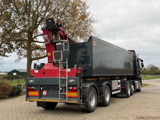 Standard-SZM Renault T480 6x2 trekker 262dkm!! TRAILER WITH CRANE FO...