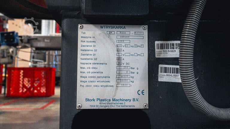 Spritzgießmaschine Stork S+ 9000-12550