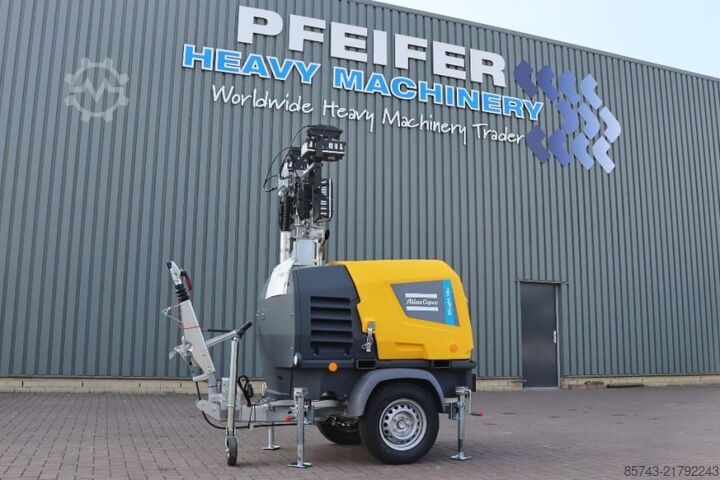 Light tower Atlas Copco Hilight H6+  Valid inspection, *Guarantee! Max Boo