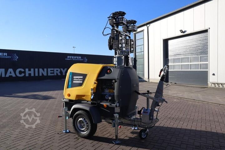 Light tower Atlas Copco Hilight H6+ Valid inspection, *Guarantee! Max Boom