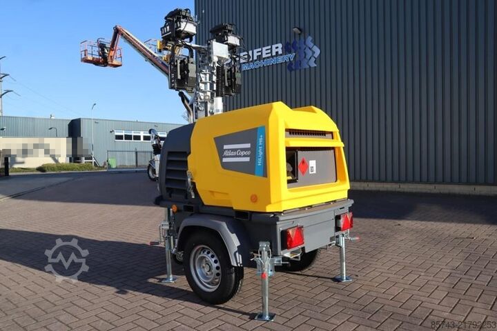 Light tower Atlas Copco Hilight H6+ Valid inspection, *Guarantee! Max Boom