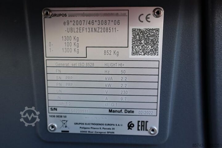 Light tower Atlas Copco Hilight H6+ Valid inspection, *Guarantee! Max Boom