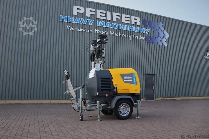 Light tower Atlas Copco Hilight H6+ Valid inspection, *Guarantee! Max Boom