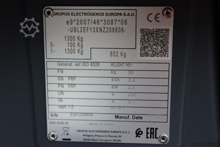 Light tower Atlas Copco Hilight H6+ Valid inspection, *Guarantee! Max Boom