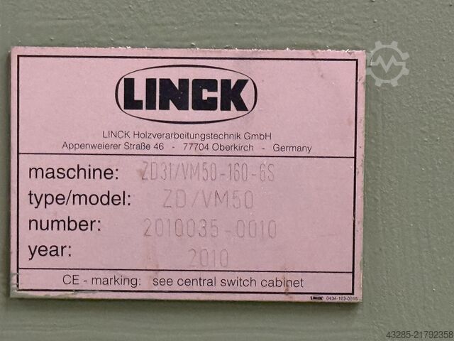Complete sawmill (stationary) Linck VM50,