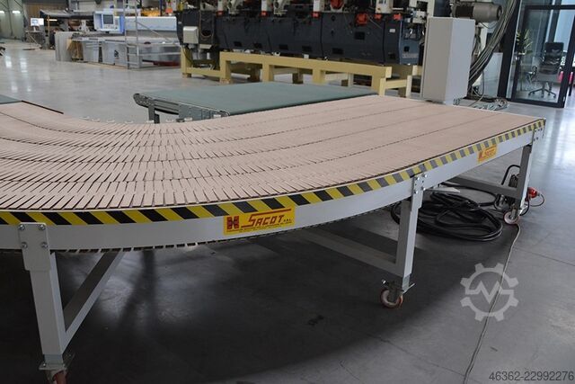 Plate return, turntable, conveyor belt return Sacot TAB 59 DX