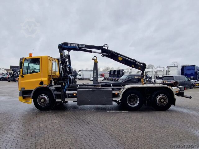 Cable system DAF CF 250 6x2*4 - Hooklift - HIAB 102 Crane - Manu...