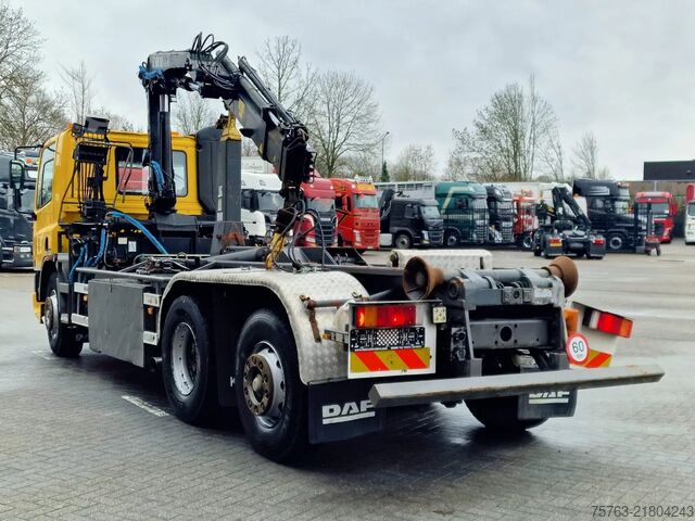 Cable system DAF CF 250 6x2*4 - Hooklift - HIAB 102 Crane - Manu...