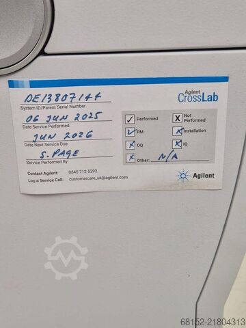 Agilent 2100 Bioanalyser Agilent Technologies 2100