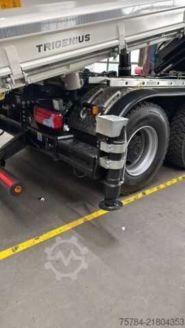 Three-sided tipper truck MAN TGS  33.520 6X6 NEU 3-S-KIPPER BORDMATIK HIAB KRAN X-352E HIPRO, MIETKAUF MGL