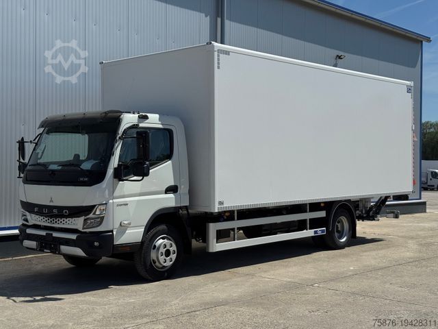 Box van FUSO Canter 7C18 mit Kofferaufbau + Ladebordwand