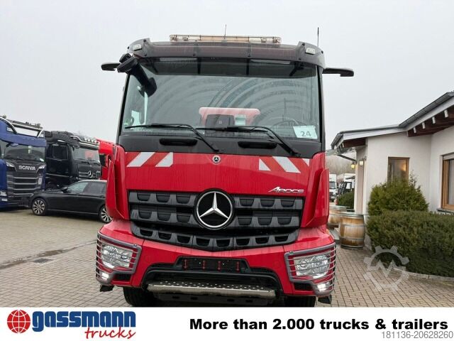 Mobile concrete mixing plant Mercedes-Benz Arocs 3243 B 8x4/4, MirrorCam, MultimediaCockpit,