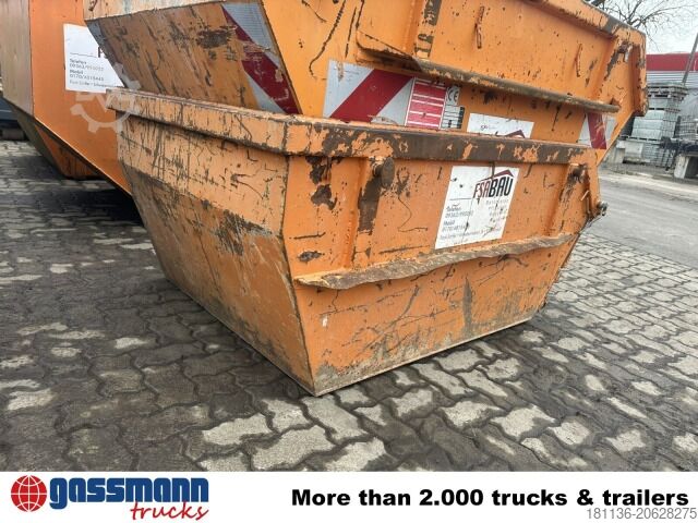 Roll-off container City-Absetzcontainer ca. 1,4m³ offen mit Klappe