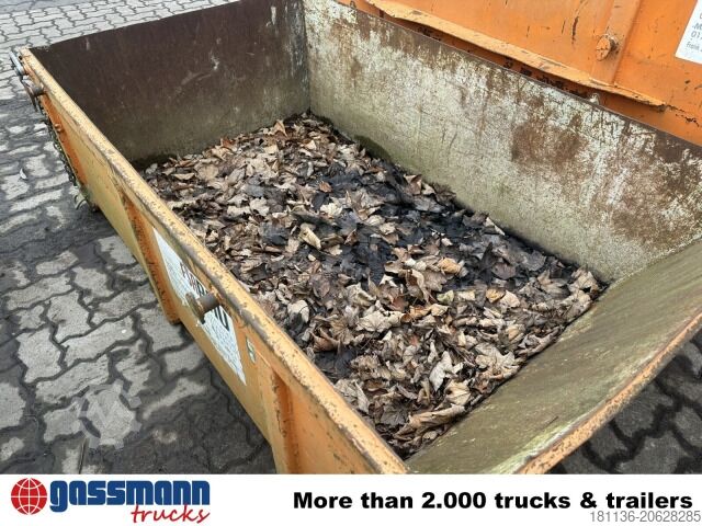 Roll-off container  City-Absetzcontainer ca. 1,2m³ offen mit Klappe