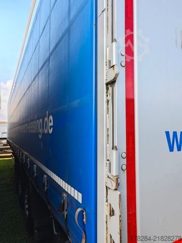 Open semitrailer with tarp KÖGEL S24-1  BPW ECO-Achsen Liftachse Vario Fix