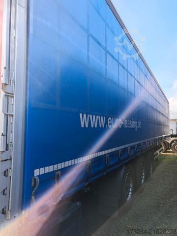 Open semitrailer with tarp KÖGEL S24-1  BPW ECO-Achsen Liftachse Vario Fix
