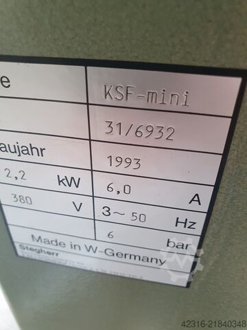 Cross joint milling machine Stegherr KSF-mini