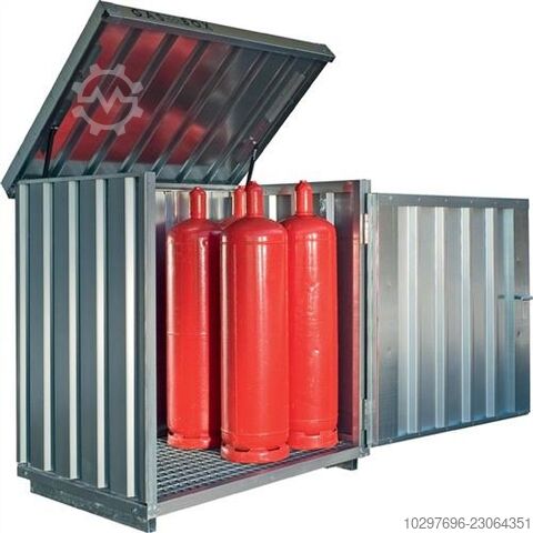 Gas cylinder storage unit B1420 x D1080 x H1470 mm – 1 unit SÄBU 