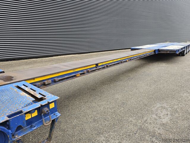 Low loader Goldhofer STZ-L4-34/80 A / 4 x STEERING AXLE / EXTENDABLE
