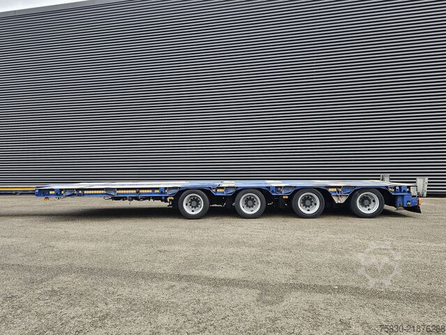 Low loader Goldhofer STZ-L4-34/80 A / 4 x STEERING AXLE / EXTENDABLE