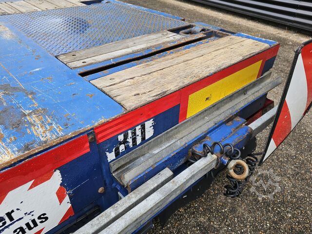 Low loader Goldhofer STZ-L4-34/80 A / 4 x STEERING AXLE / EXTENDABLE