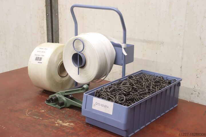 Strapping set tensioning pliers with accessories Vematec Breite 19 mm