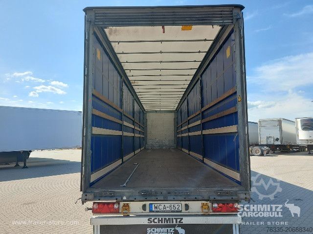 Open semitrailer with tarp Schmitz Cargobull Curtainsider Mega