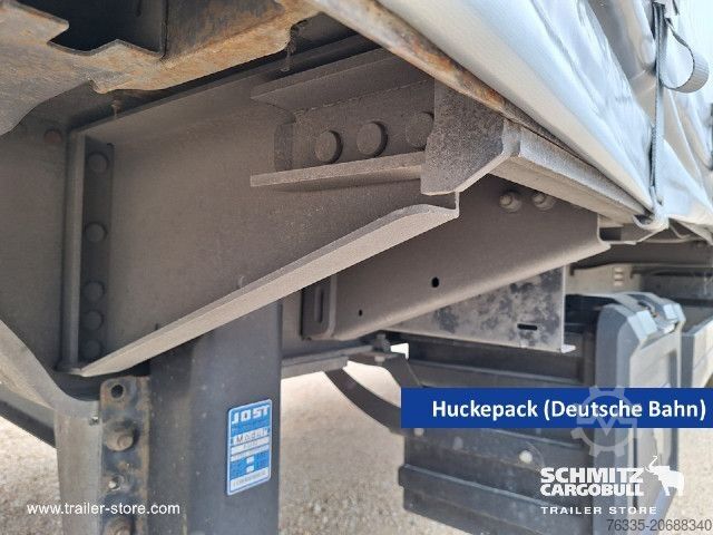 Open semitrailer with tarp Schmitz Cargobull Curtainsider Mega