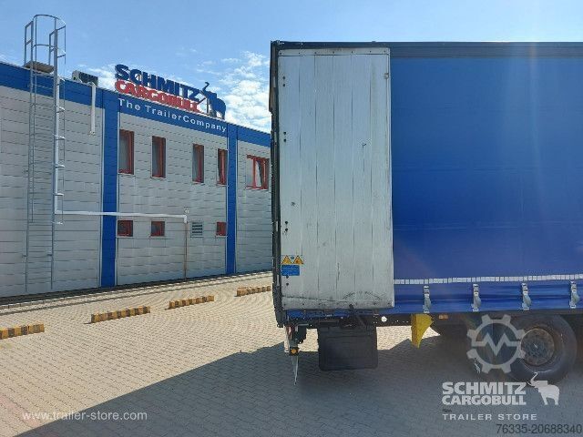 Open semitrailer with tarp Schmitz Cargobull Curtainsider Mega