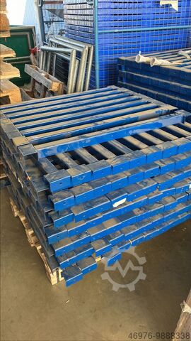 Tiefenauflage Tiefensteg Palettenregal SSI Schäfer/ 1050 mm/ Traversenauflage: 60 mm/ Materialfarbe: blau