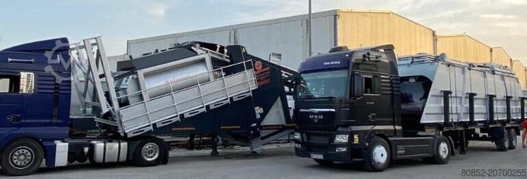 Concrete mixing plant Polygonmach PMC-120 120m3 hour mobile concrete batching p...