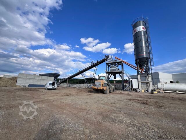 Concrete mixing plant Polygonmach PSC100 100m3/hour fixed concrete plant