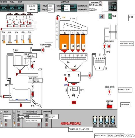 Asphaltmischanlage Polygonmach 240 Tons per hour batch type tower aphalt plant