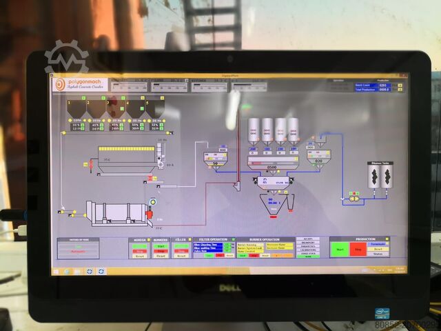 Asphaltmischanlage Polygonmach PBA200 200 tph asphalt plant, enrobage, asfalto