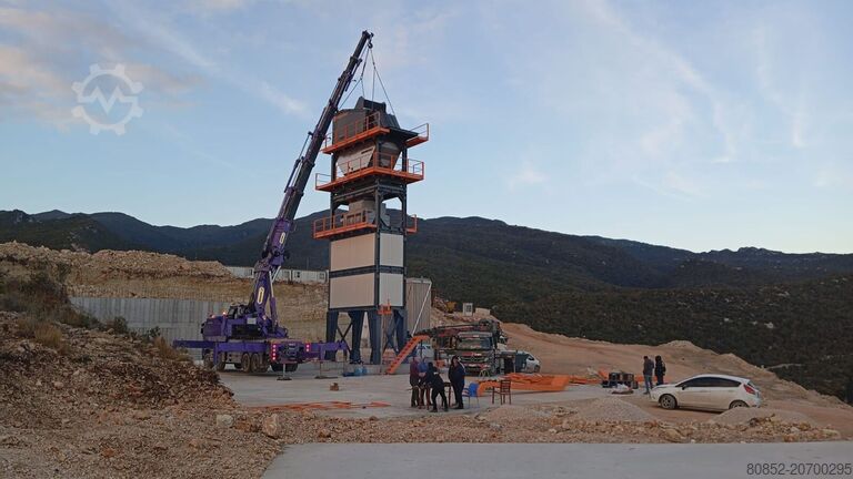 Asphalt mixing plant Polygonmach PBA200 200 tph asphalt plant, enrobage, asfalto