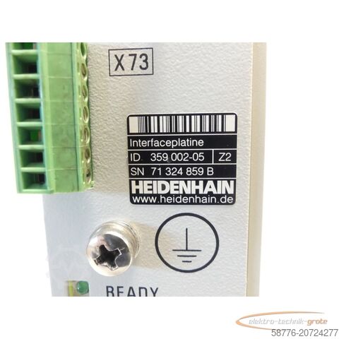 Component Heidenhain 359 002-05 Interfaceplatine SN: 71 324 859 B - generalüberholt mit 3 Monaten Gewährleistung-