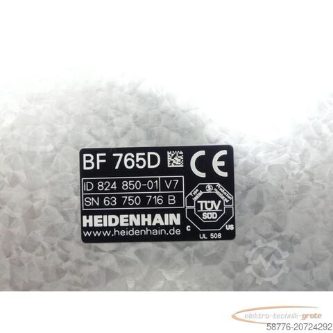 Component Heidenhain BF 765D Display ID 824 850-01 V7 SN 63750716B -  -