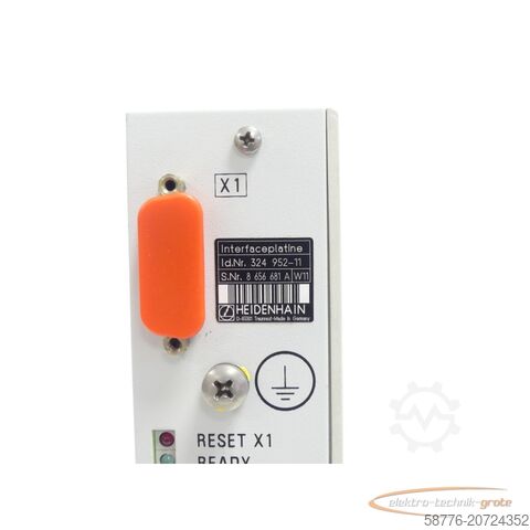 Component Heidenhain Id. 324 952-11 Interfaceplatine SN:8656681A - generalüberholt mit 3 Monaten Gewährleistung-