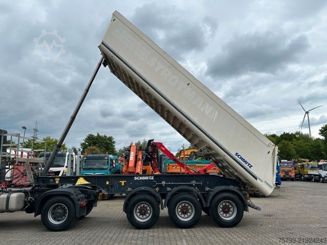 Tipper semitrailer SCHMITZ CARGOBULL Kippauflieger mit 3 Achsen ALU