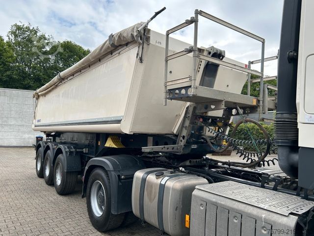 Tipper semitrailer SCHMITZ CARGOBULL Kippauflieger mit 3 Achsen ALU