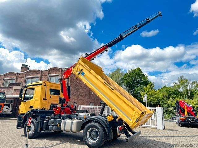 Truck mounted crane MERCEDES-BENZ 1835 Arocs 5+ 3Skipper Fassi F125A 4x Hydrl.