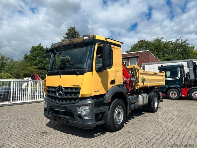 Truck mounted crane MERCEDES-BENZ 1835 Arocs 5+ 3Skipper Fassi F125A 4x Hydrl.