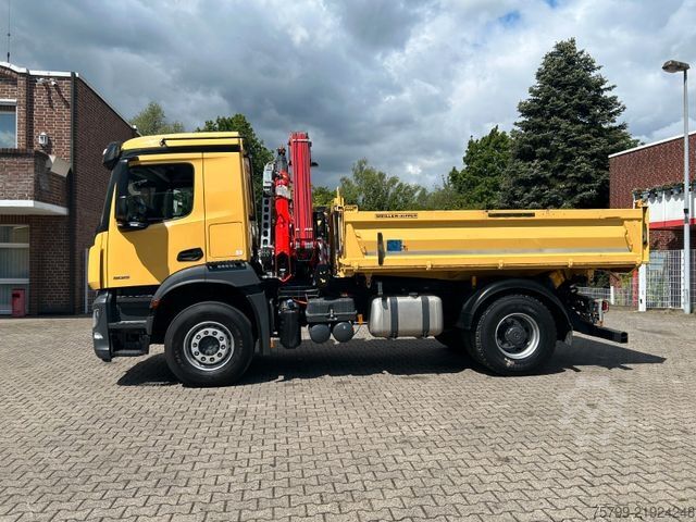 Truck mounted crane MERCEDES-BENZ 1835 Arocs 5+ 3Skipper Fassi F125A 4x Hydrl.
