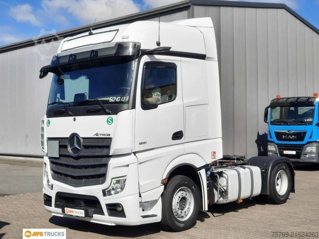 Standard tractor unit MERCEDES-BENZ 1851 LS Big Space 2-Kreis Hydraulik Standklima