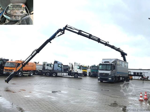Truck mounted crane MERCEDES-BENZ Antos 3245 8x2/4 Pritsche Heckkran 42m/to, Jib,